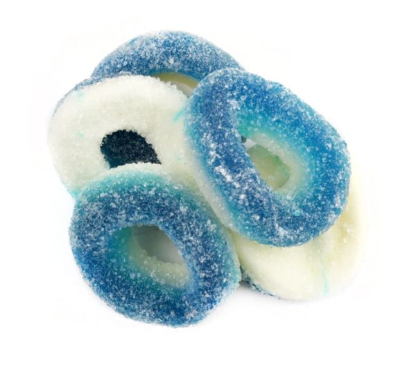 Kervan Blue Raspberry Rings 5lb Bag Bulk